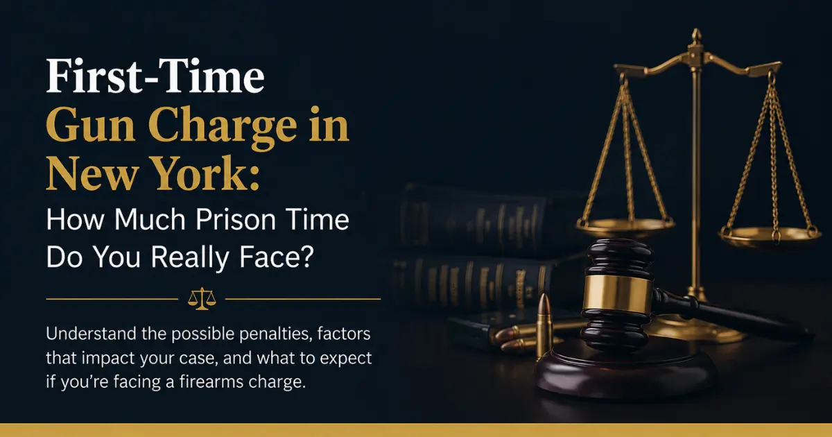 First-Time Gun Charge in New York: How Much Prison Time Do You Really Face?