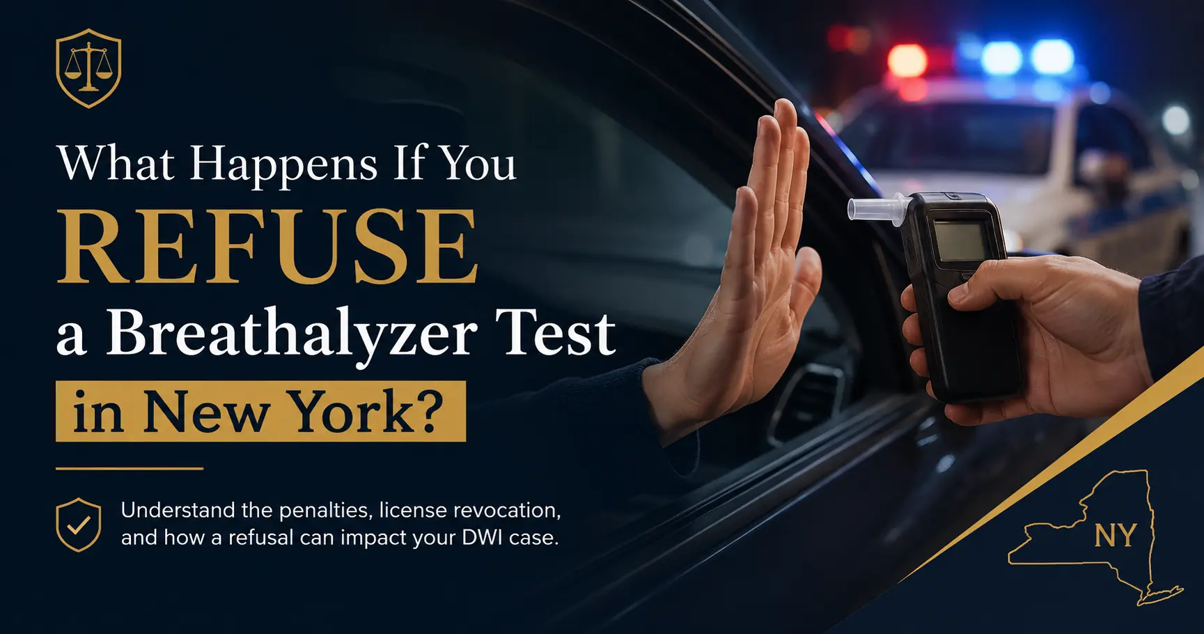 Refuse a breathalyzer test in New York - Robert G Babcock - DWI Lawyer in Albany NY