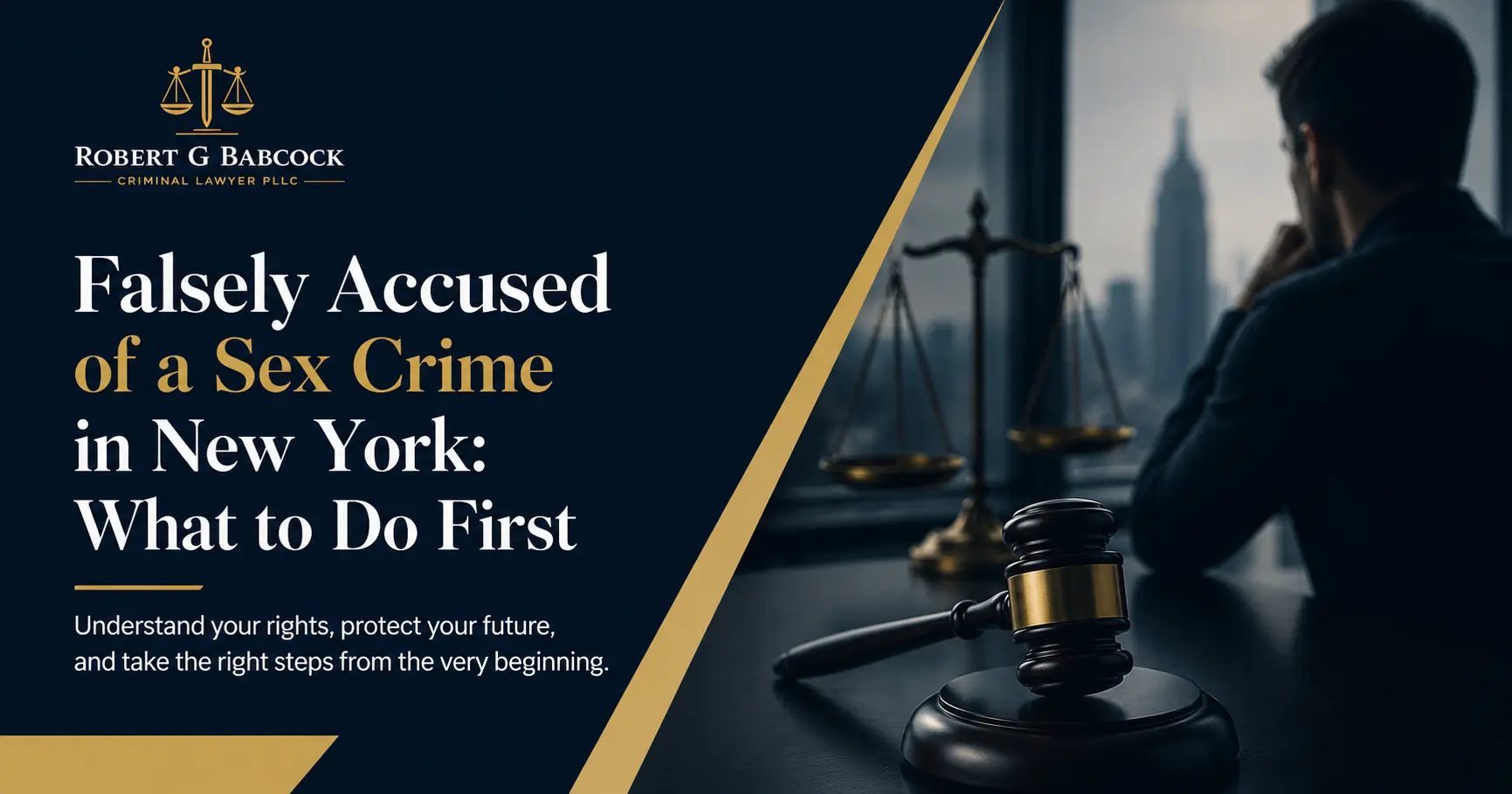 Falsely Accused of a Sex Crime in New York - Robert G Babcock - Experienced Sex Crime Attorney in Albany NY